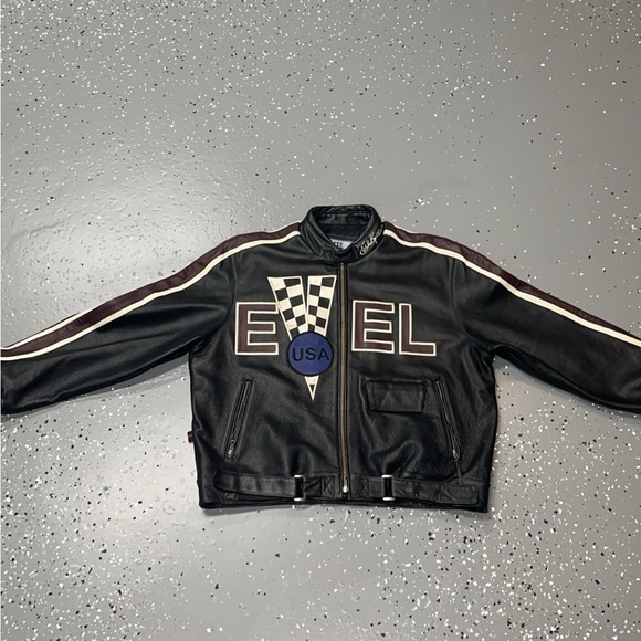 Vintage Evel Knievel leather jacket - Picture 1 of 6